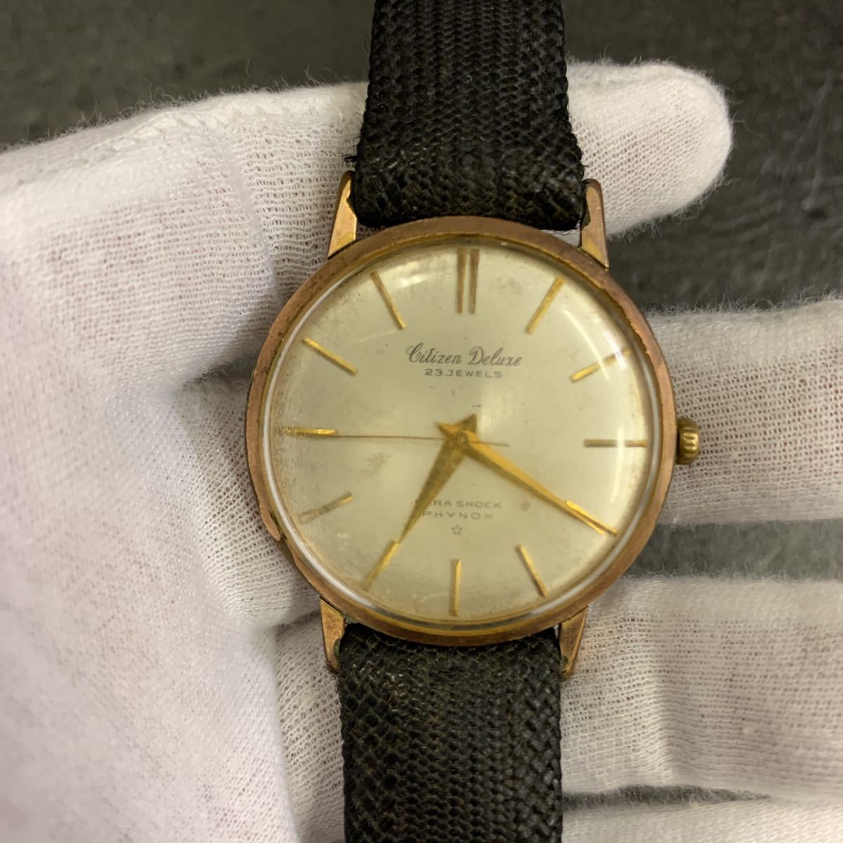 シチズン デラックス 21石 手巻 CITIZEN 変わり文字盤 - 2026年最新 