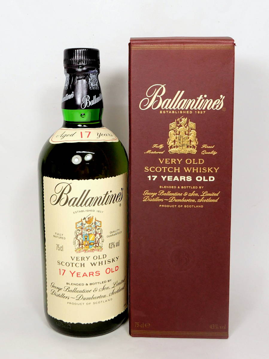 2025，低価 Ballantine's バランタイン 17年 ベリー オールド スコッチ ウイスキー 750ml(スコッチ)｜売買されたオークション情報、yahooの商品情報をアーカイブ公開 - オークファン スコッチ