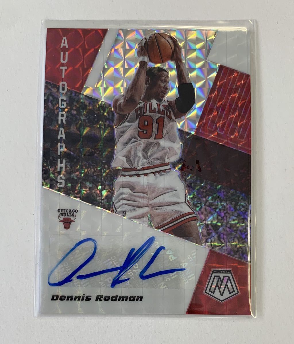  2019-20 Mosaic NBA Dennis Rodman Bulls Auto 直筆サイン デニス ロッドマン(バスケットボール)｜売買されたオークション情報、yahooの商品情報をアーカイブ公開 - オークファン その他