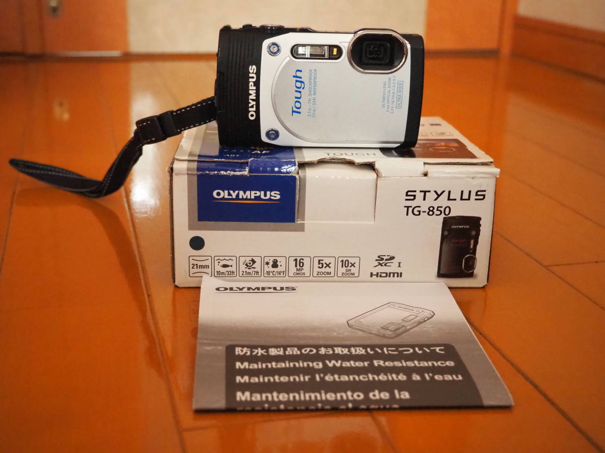 ジャンク】オリンパス OLYMPUS STYLUS TG-850 TOUGH オリンパス