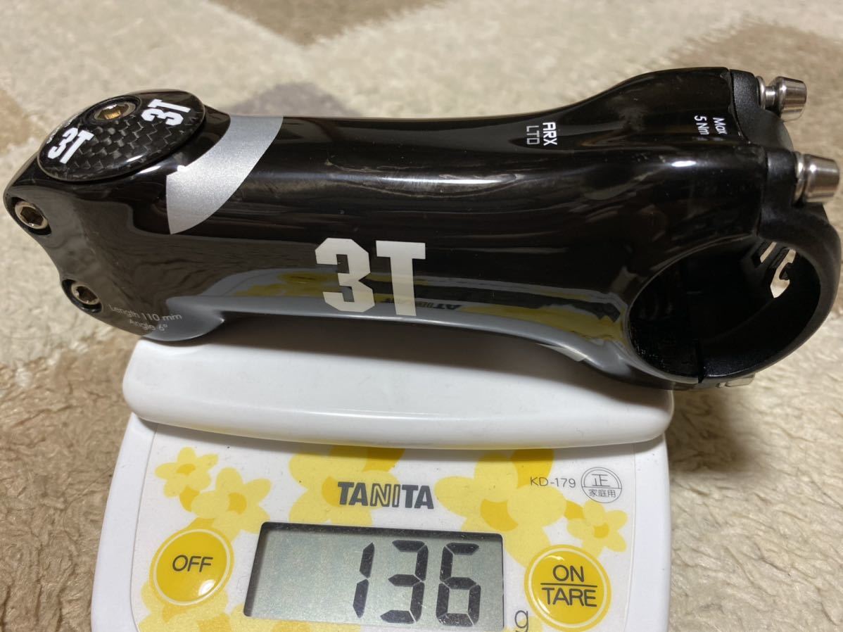  レア ３T ARX LTD 110mm アングル６&deg; カーボンステム カーボンキャップ付(100mm～)｜売買されたオークション情報、yahooの商品情報をアーカイブ公開 - オークファン 100mm～
