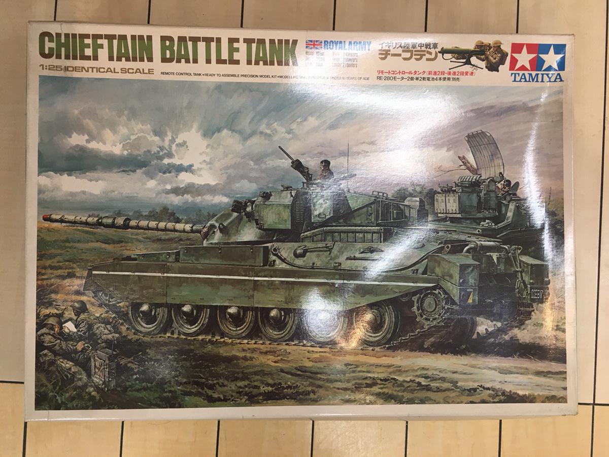 タミヤ 1/25 イギリス 陸軍 中戦車 チーフテン リモートコントロール