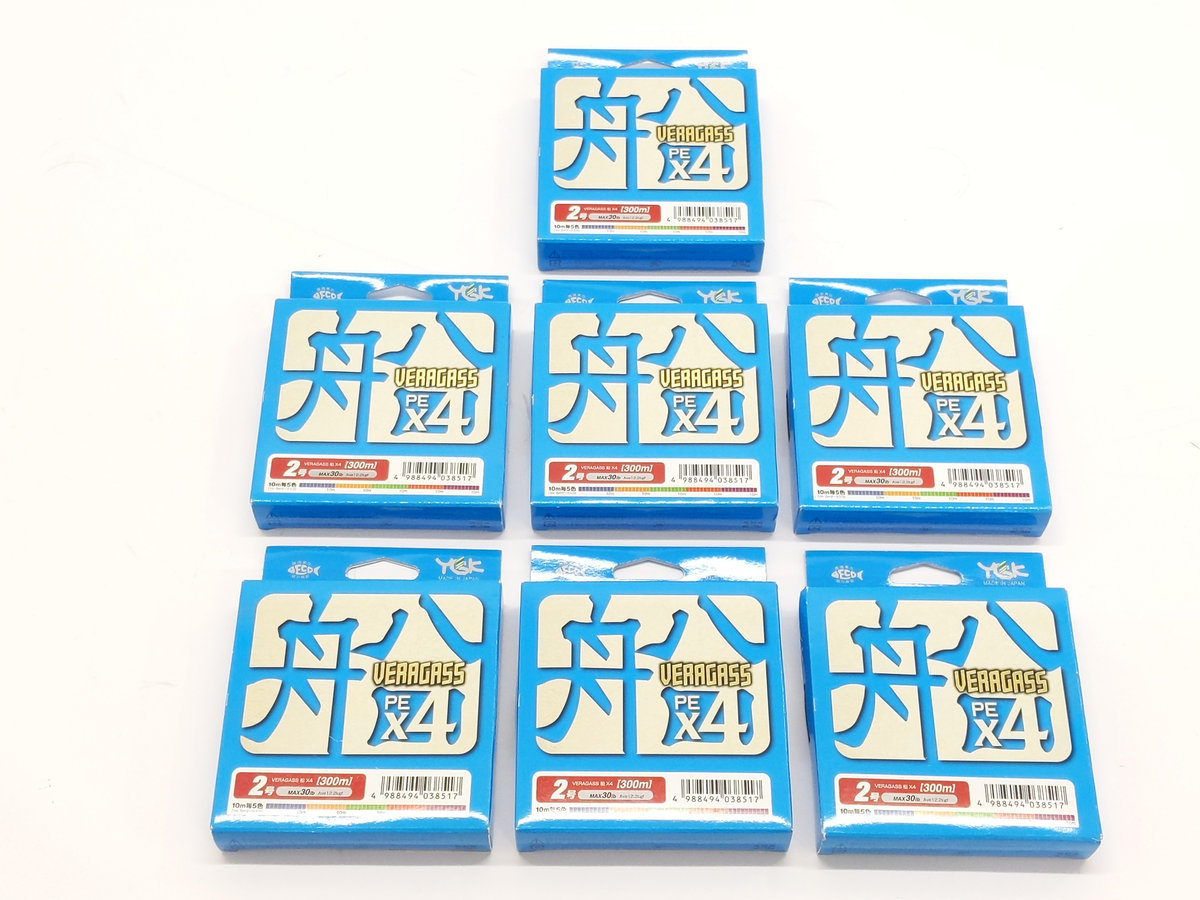 数量限定，新作登場 YGK ヴェラガス 船 PE X4 2号 300M 品 7点セット(船用)｜売買されたオークション情報、yahooの商品情報をアーカイブ公開 - オークファン 船用