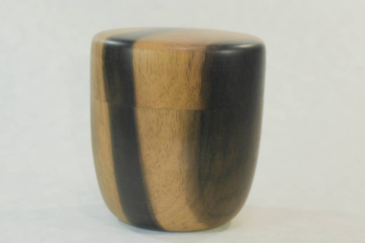 古玩】茶道具 棗 黒柿製 [裏底 作銘あり] 茶道具黒柿の茶壷木製 公式通販
