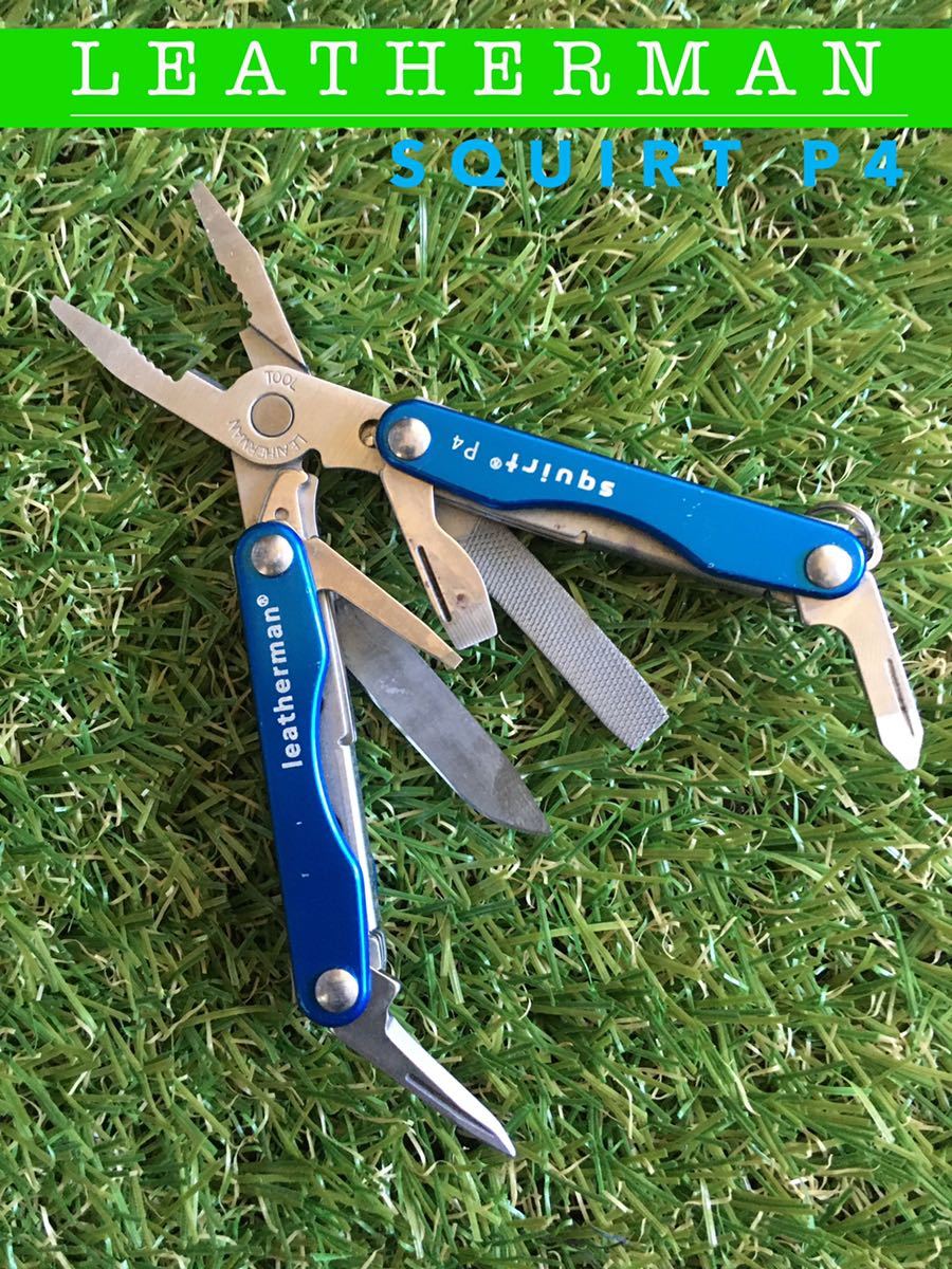  LEATHERMAN SQUIRT P4 Blue レザーマン マルチツール ツールナイフ(レザーマン)｜売買されたオークション情報、yahooの商品情報をアーカイブ公開 - オークファン レザーマン