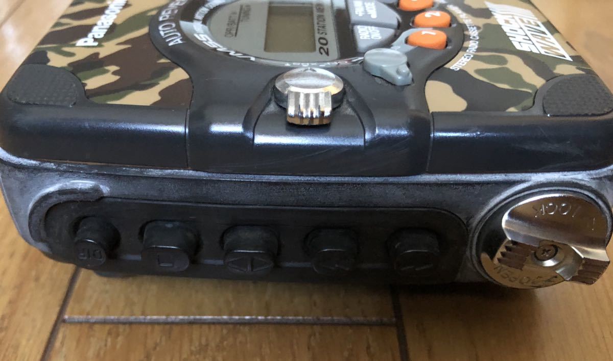 動作 Panasonic SHOCK WAVE カモフラ 迷彩 ポータブルカセット