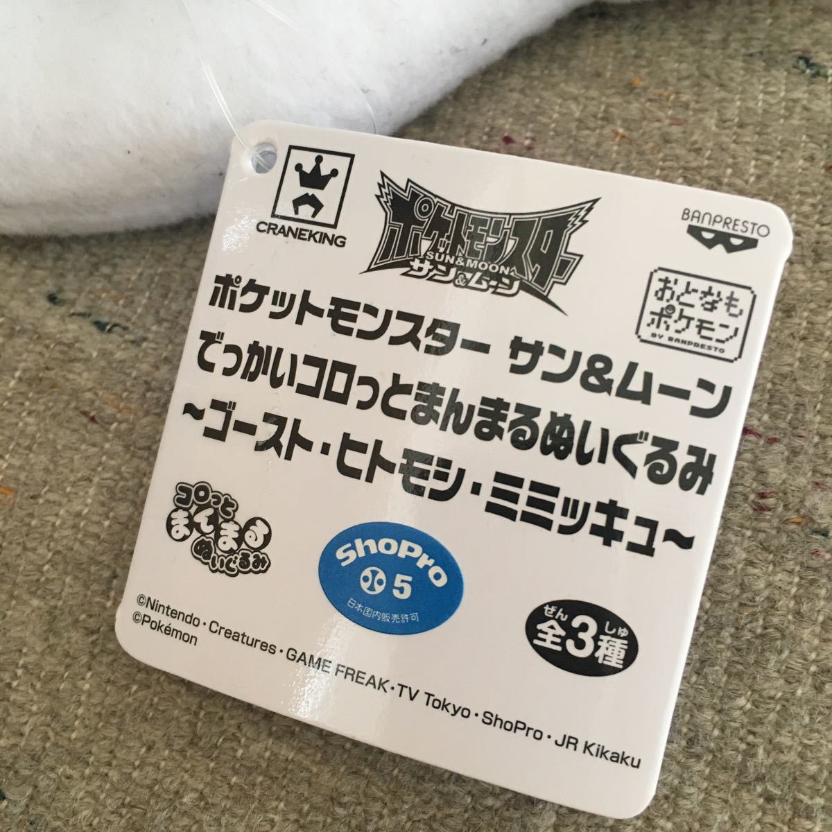 ポケットモンスターヒトモシぬいぐるみ BIGぬいぐるみ _3