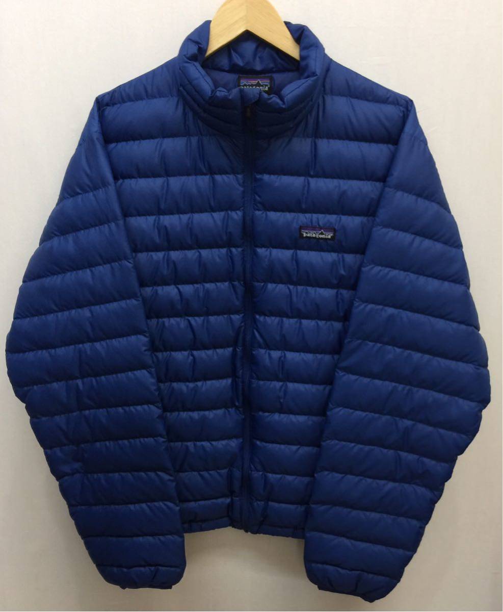 大得価，正規品 patagonia パタゴニア 84673F9 ジャケット ダウン ダウンジャケット ブルー メンズ M(Mサイズ)｜売買されたオークション情報、yahooの商品情報をアーカイブ公開 - オークファン 男性用