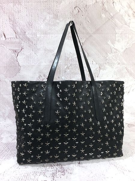 美品/A】◇ジミーチュウ JIMMY CHOO◇トートバッグ ピムリコ スター 