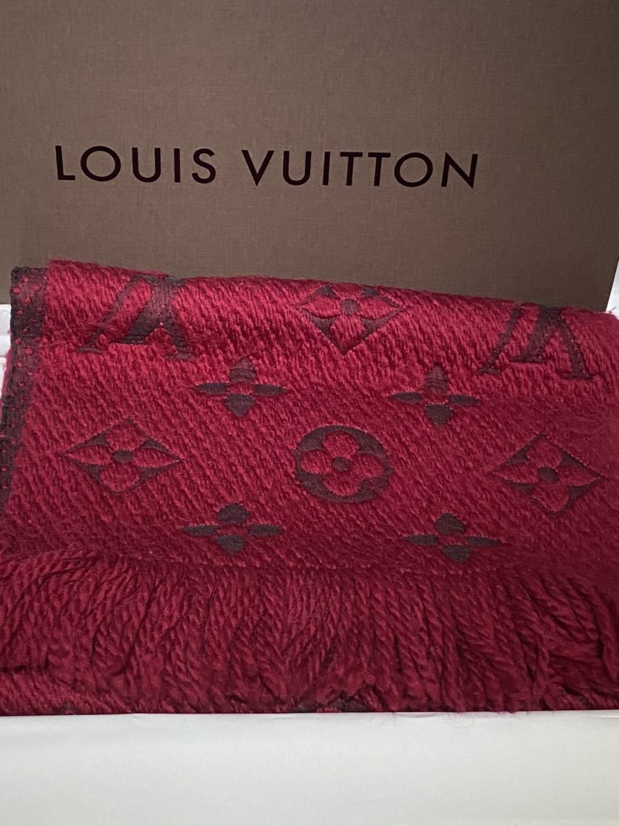 LOUIS マフラー VUITTON ルイ・ヴィトン ルイヴィトン レッド