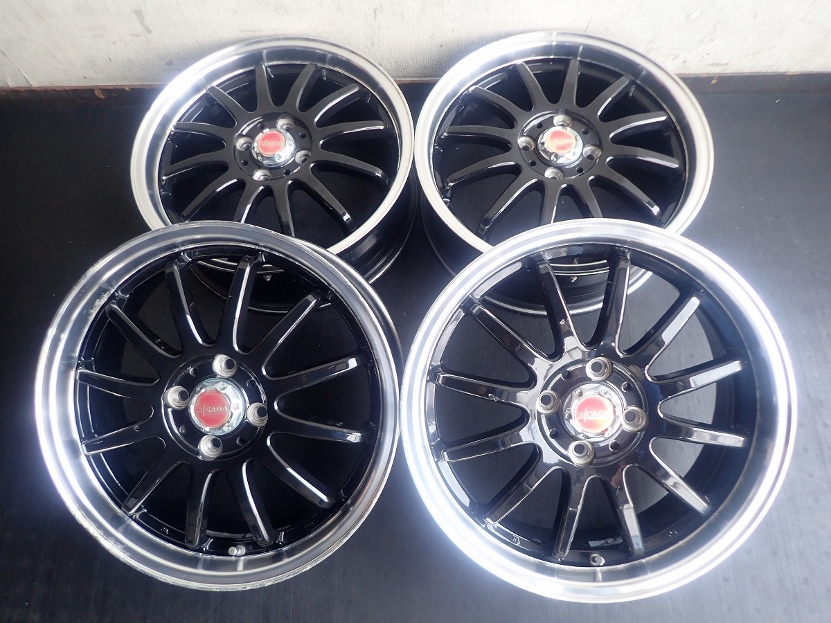 軽自動車 エスカーダ 16インチ5.5J＋48 4本セット 中古