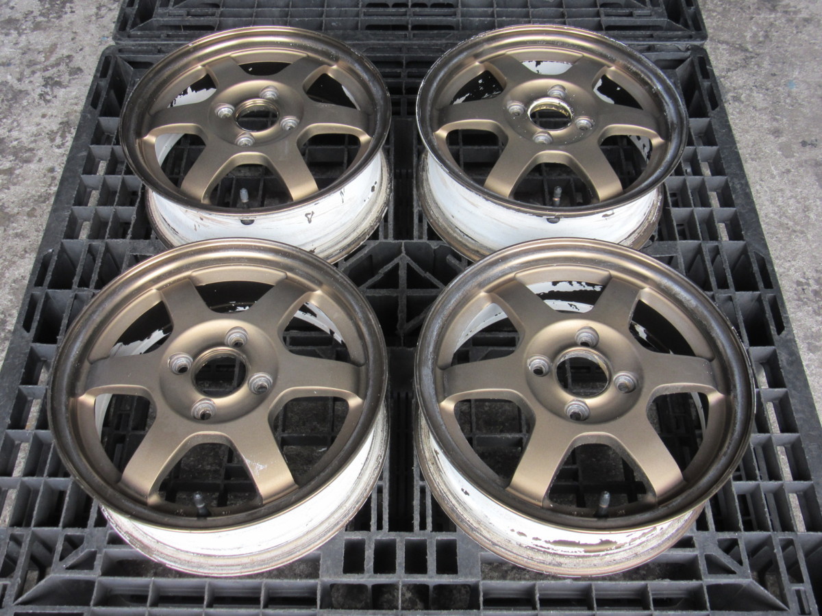 ◇RAYS◇VOLK RACING◇TE37◇14インチアルミホイール◇4本◇5J◇PCD100 