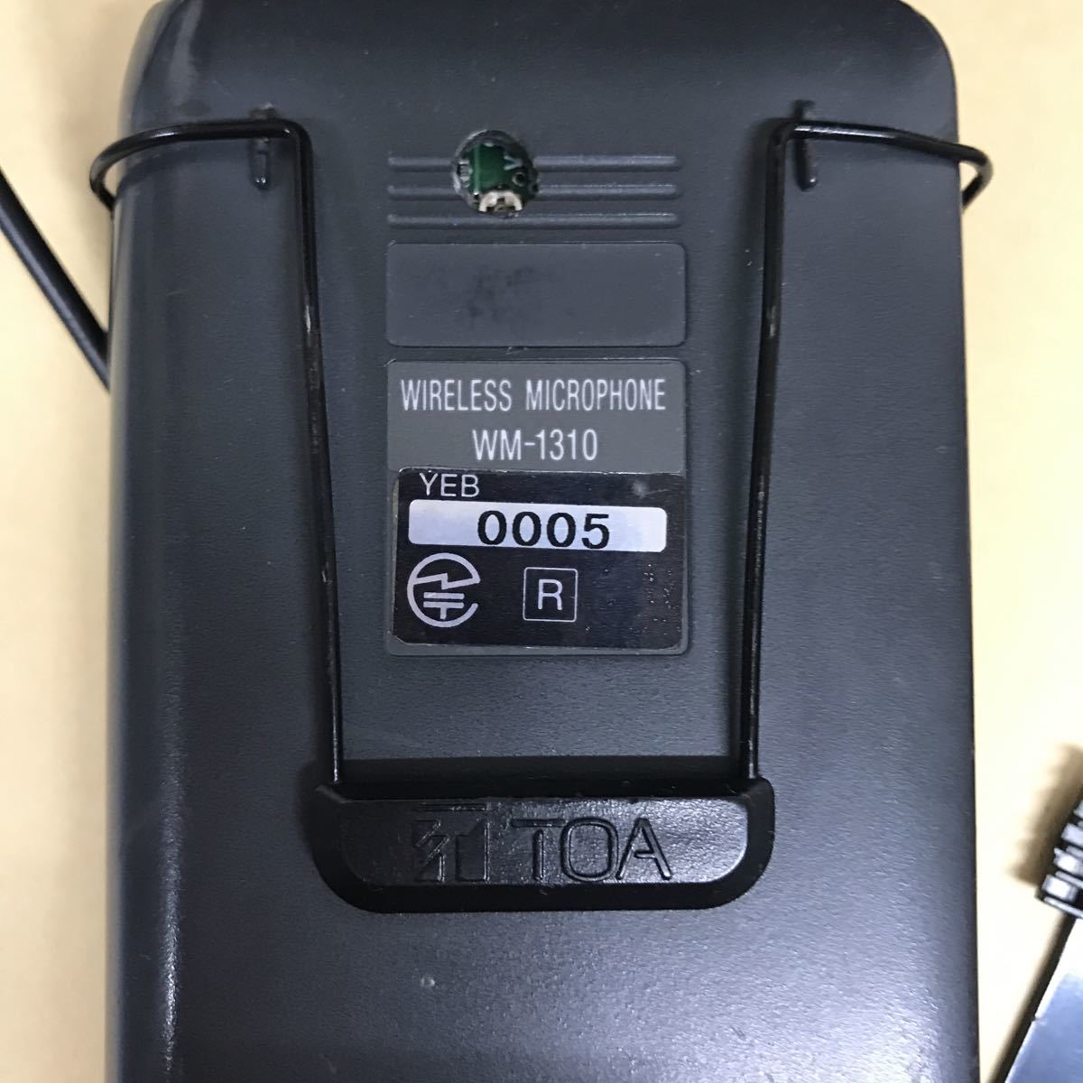TOA WM-1310 ワイヤレスマイク 2本セット ⁄ WM ジャンク ワイヤレス