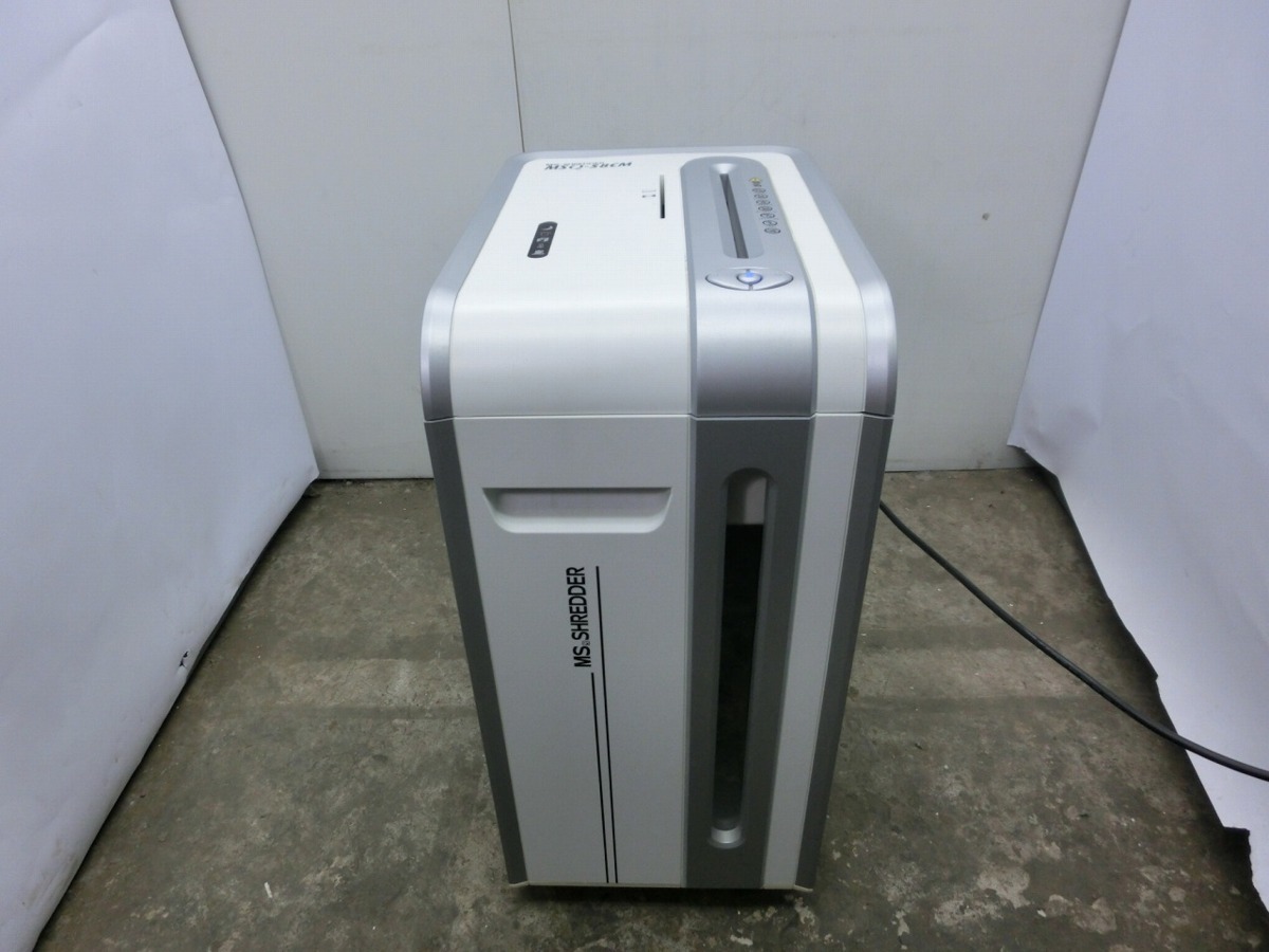 MS/明光商会 A4対応 ワンカットクロスシュレッダー MSQ-58CM ☆CK2003-0173