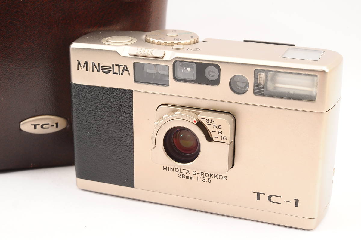 ミノルタ MINOLTA TC-1 G ロッコール ROKKOR 28mm F3.5 高級コンパクト