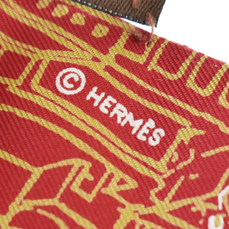 中古】 美品 エルメス HERMES ツイリー スカーフ L'AIR DE GINZA 2006