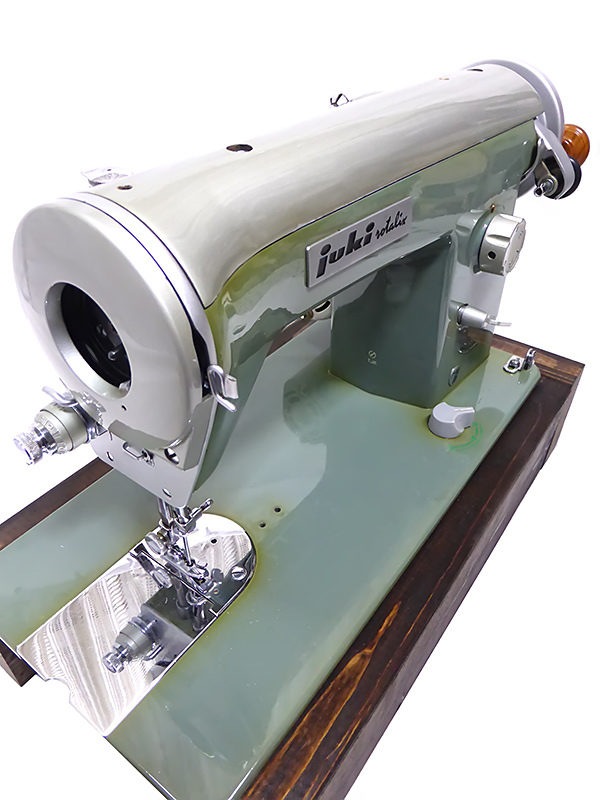 極太00番糸対応 JUKI ROTALIX HW-62 電動モーター + 手廻し改造ミシン