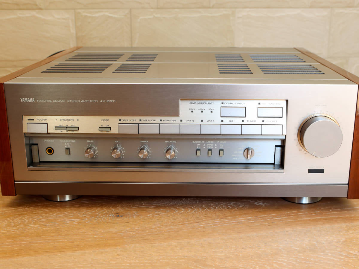 YAMAHA ヤマハ　AX-2000 プリメインアンプ YAMAHA ヤマハ プリメインアンプ AX-2000 AX-2000A 程度良 公式通販