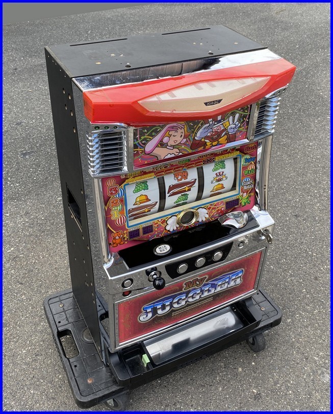 パチスロ実機 北電子 5号機 マイジャグラー2 KK コイン不要機 #【北 