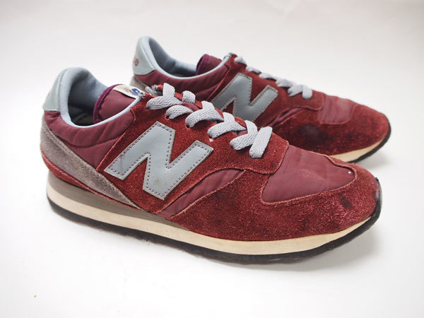 70 S Vintage アイルランド製 New Balance ビンテージ ニューバランス オールドスニーカー エンジ Size Us 8 26cm相当 1402 09 26 0cm 売買されたオークション情報 Yahooの商品情報をアーカイブ公開 オークファン Aucfan Com