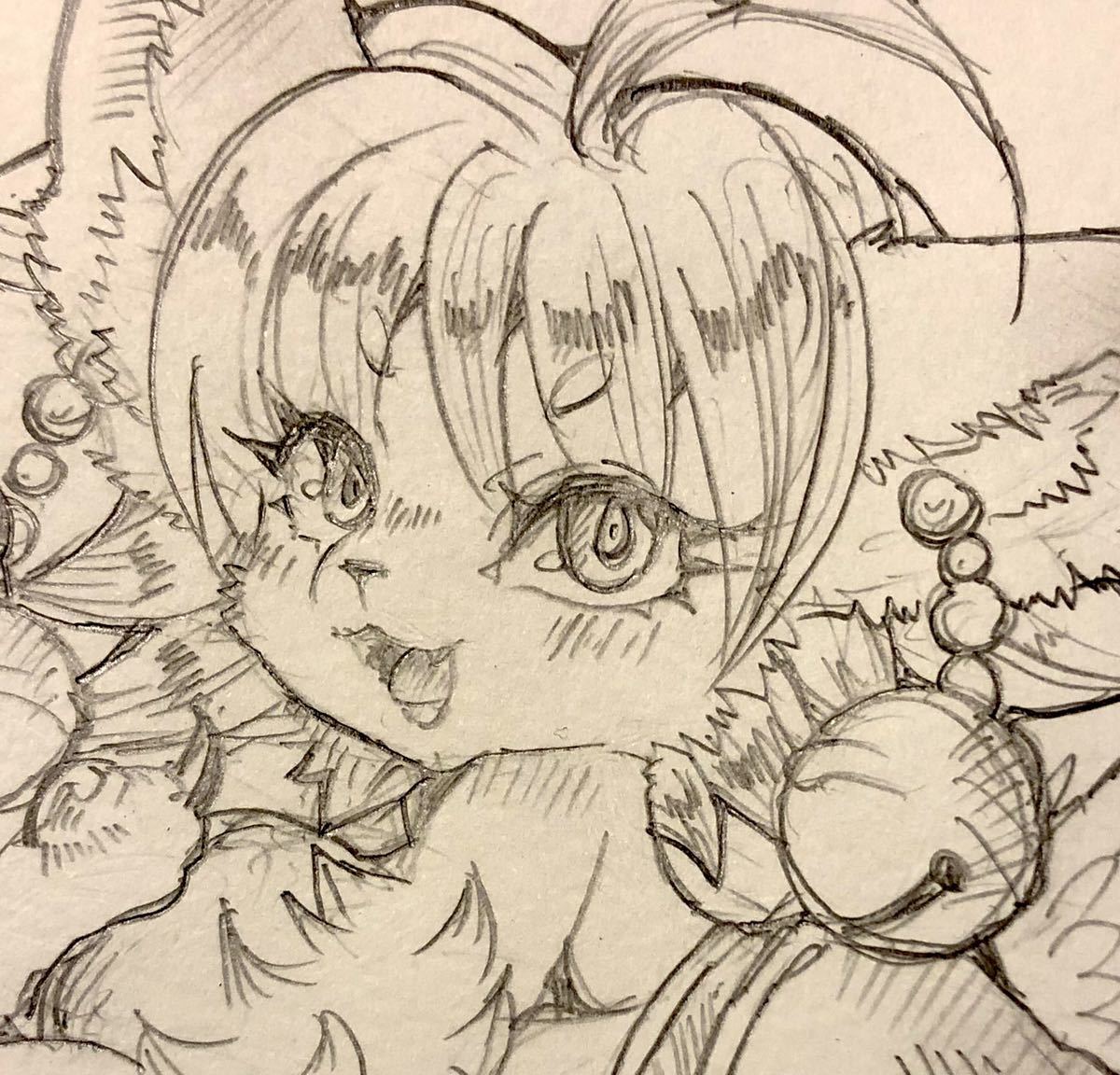 手描きイラスト/ 聖剣伝説LOM ダナエ 水着ver. ケモノ メスケモ