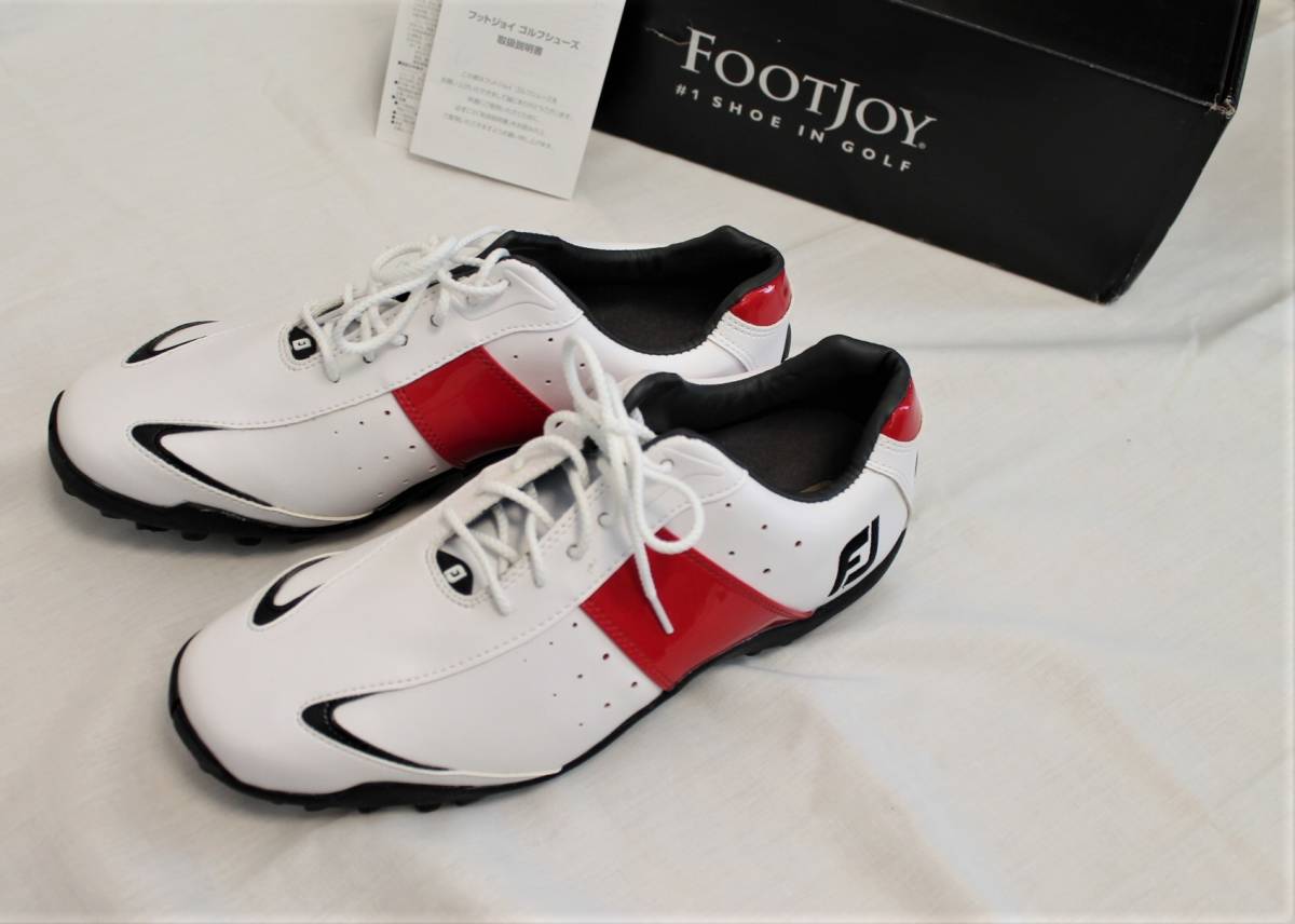 HOT FJ Footjoy フットジョイ EXL スパイクレスシューズ 27.0 WIDE 男性用 格安必見(27.0cm)｜売買されたオークション情報、yahooの商品情報をアーカイブ公開 - オークファン 27.0cm