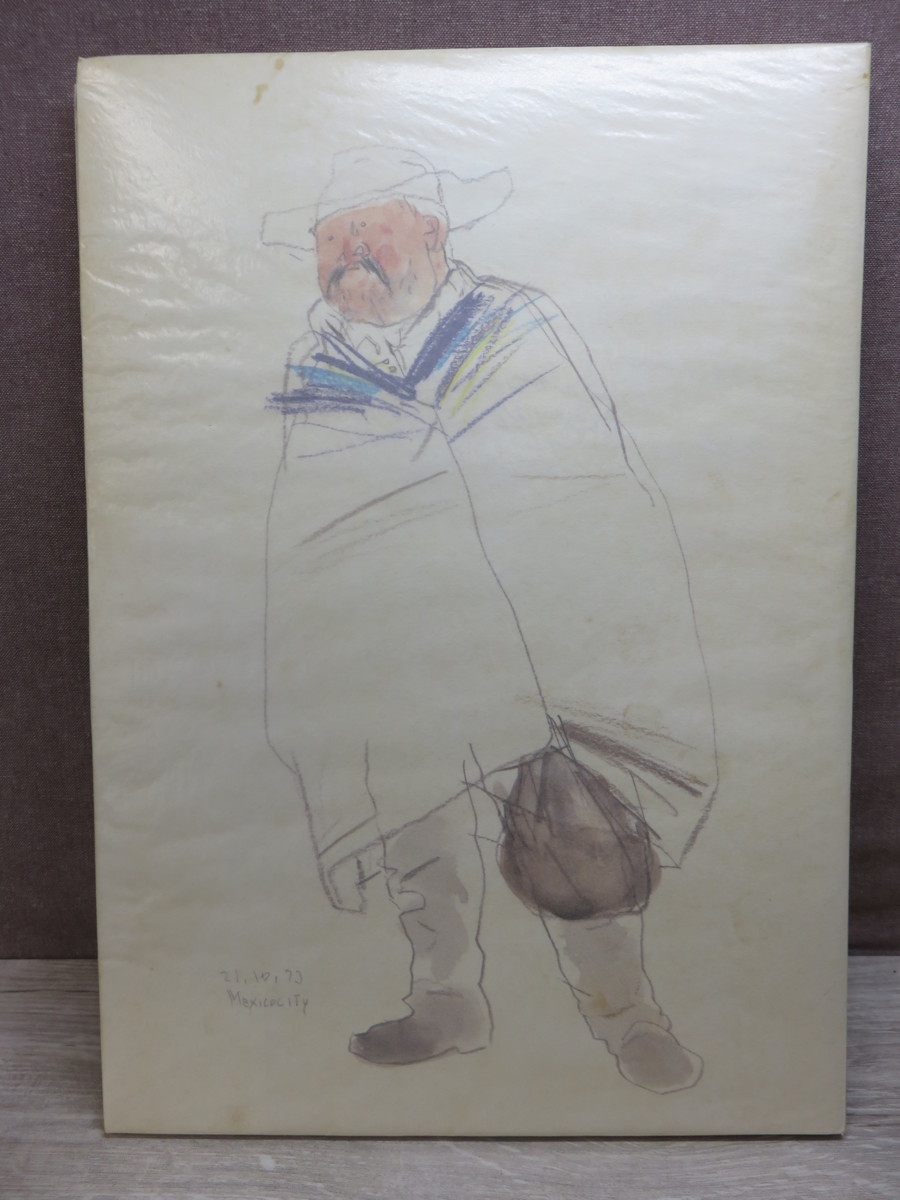 ≪古書≫旅の走り描き 自選素描集 佐藤忠良 現代美術社 1980年