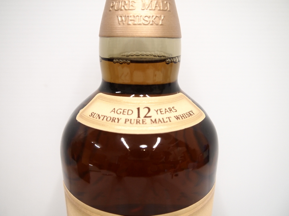 サントリー 12年 山崎 ☆1円~北海道限定発送古酒・未開栓 ピュア 安 SUNTORY 山崎 ピュアモルト 12年 ウイスキー 750ml 国産ウイスキー 古酒 未開栓 L4586HE1
