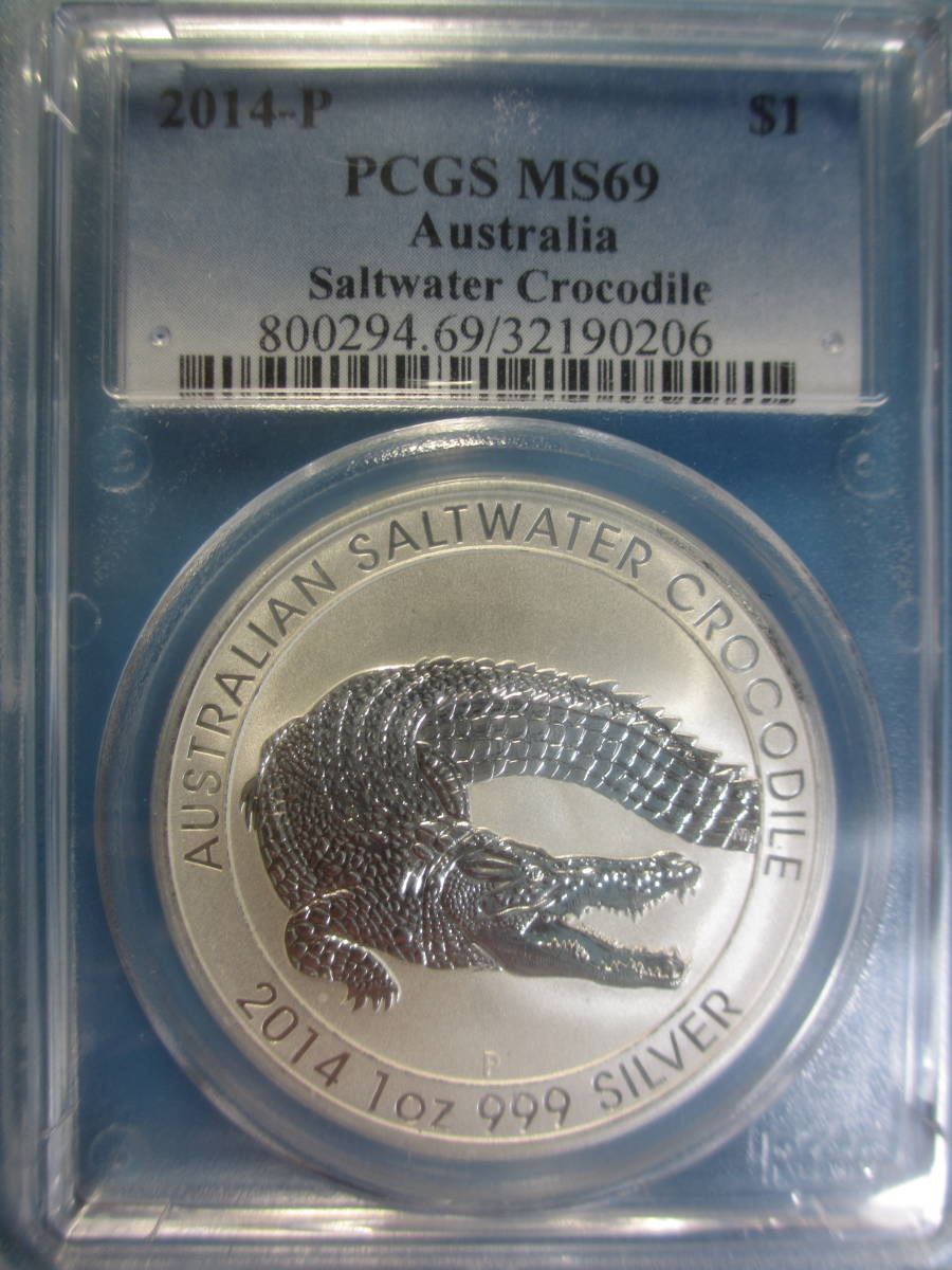 0 Silver Saltwater 1 Australia .999 $1 | oz Crocodile Australian 