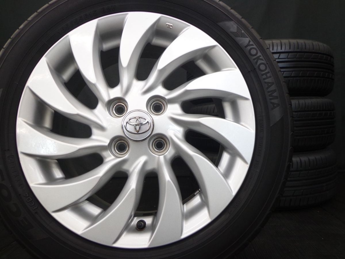  トヨタ bB純正アルミ & 2017年製 YOKOHAMA ECOS ES31 185/55R15 4本SET bB アクア ヴィッツ シエンタ ポルテ パッソ ルーミー タンク(ラジアルタイヤ)｜売買されたオークション情報、yahooの商品情報を 4穴