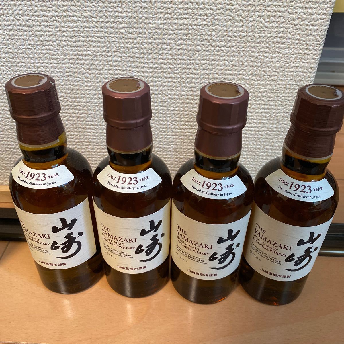 バラ売り可】サントリーシングルモルトウイスキー 白州 180ml瓶 3本