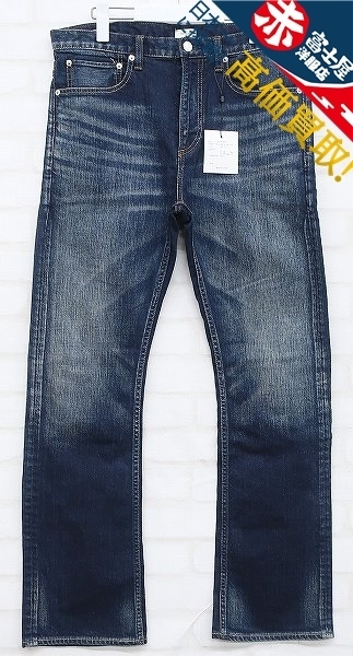 2P5327/未使用品 FOLLOW×BARNEYS NEWYORK 限定フレアデニムパンツ 