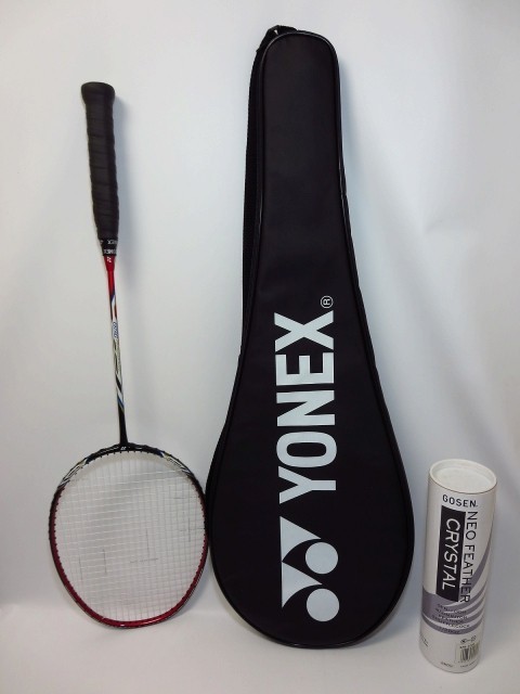  YONEX ヨネックス バドミントン ラケット シャトル付 NANORAY170 ナノレイ170 NEO FEATHER CRYSTAL GOSEN GFN-100H 0822(ラケット)｜売買されたオークション情報、yahooの商品情報をアーカイブ公開 - オークフ ラケット