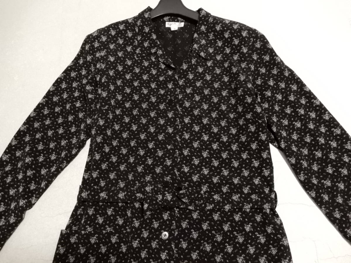 アニエスベー 黒に花柄とろみワンピース サイズ２ ワンピース ロング 売買されたオークション情報 Yahooの商品情報をアーカイブ公開 オークファン Aucfan Com