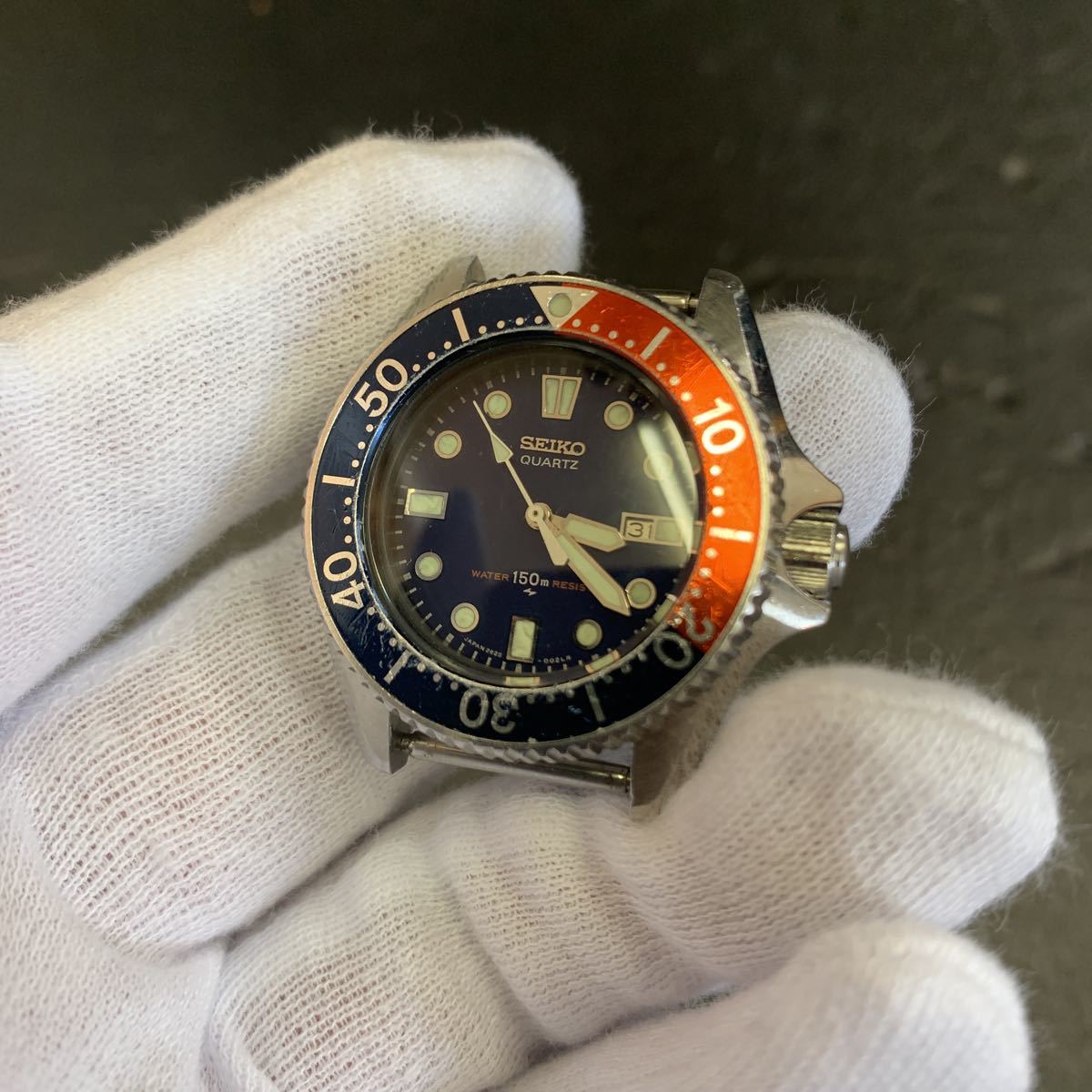 動作品・新品電池交換済・SEIKO セイコー ダイバー 150M 2625-001B
