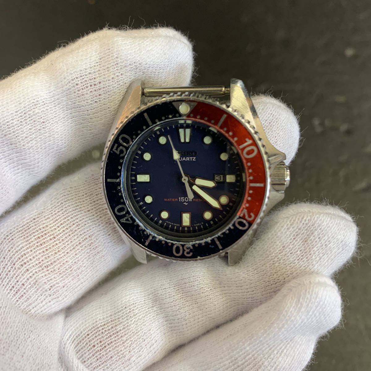 動作品・新品電池交換済・SEIKO セイコー ダイバー 150M 2625-001B