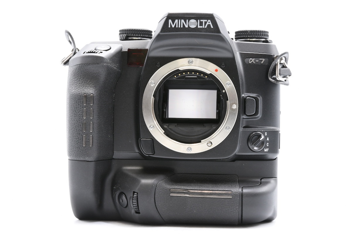 ◇ MINOLTA ミノルタ α-7 + VC-7 ボディ フィルムカメラ AF一眼レフ