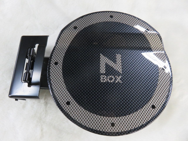 ホンダ N-BOX JF3 JF4 フューエルリッド 黒カーボン ホンダ JF3 / JF4 N BOX フューエルリッド 新品 加工品 黒カーボン