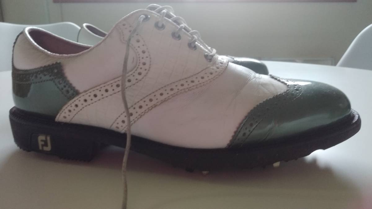 FOOT JOY フットジョイ ICON ゴルフシューズ ホワイト系 26W【中古】メンズ_4