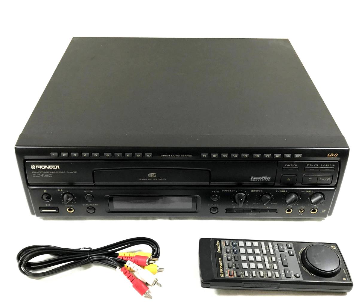 パイオニア Pioneer LDプレーヤー リモコン CU-CLD089 動作品 「cld 