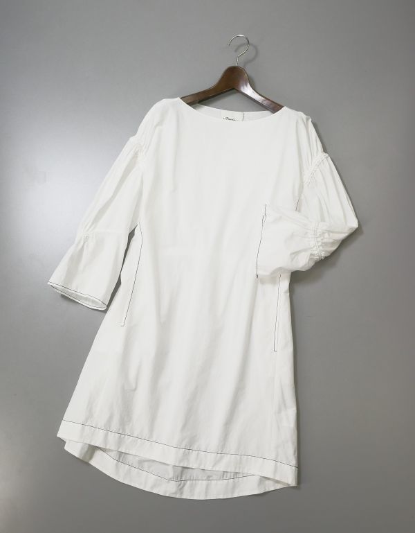3.1 Phillip Lim ギャザースリーブ サイドタイ ワンピース 0 ワンピース
