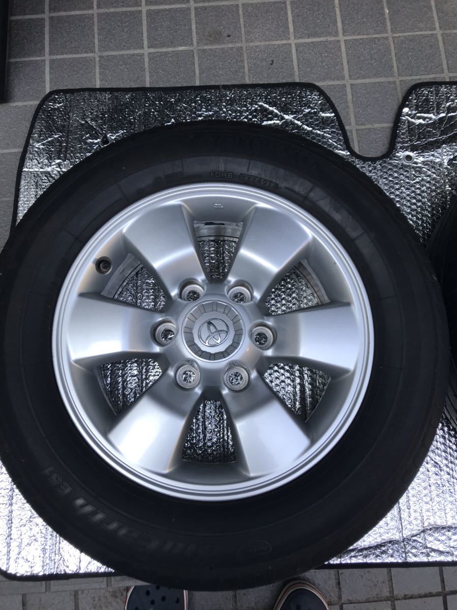 215 サーフ純正 ホイール ハイエースに流用してました タイヤ