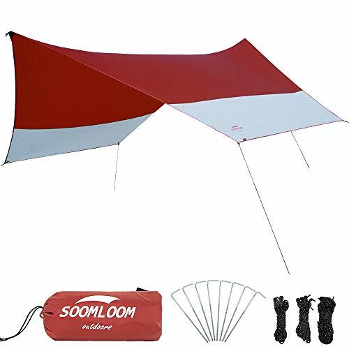 本物保証，限定SALE 色ダークレッド Soomloom タープ 蝶形 ヘキサタープ 440X440CM 防水 UVカット 収納袋付き セ(タープ)｜売買されたオークション情報、yahooの商品情報をアーカイブ公開 - オークファン その他