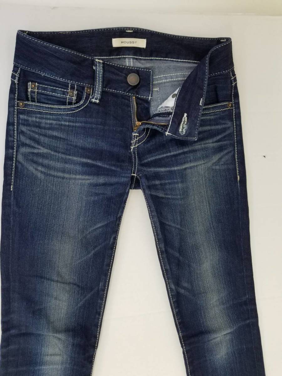 133m139 Moussy マウジー ナイロンフィットストレートスリム スキニーデニム 0108sc12 0250 サイズ25 品 ジーンズ 売買されたオークション情報 Yahooの商品情報をアーカイブ公開 オークファン Aucfan Com