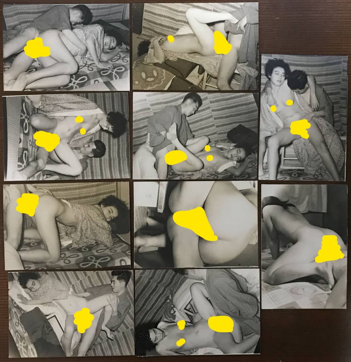 風俗資料 希少 芸術 古写真画像 ヌード アダルト ポルノ エロ 白黒写真画像 春画 裸婦 昭和レトロ 10枚セット 141_1