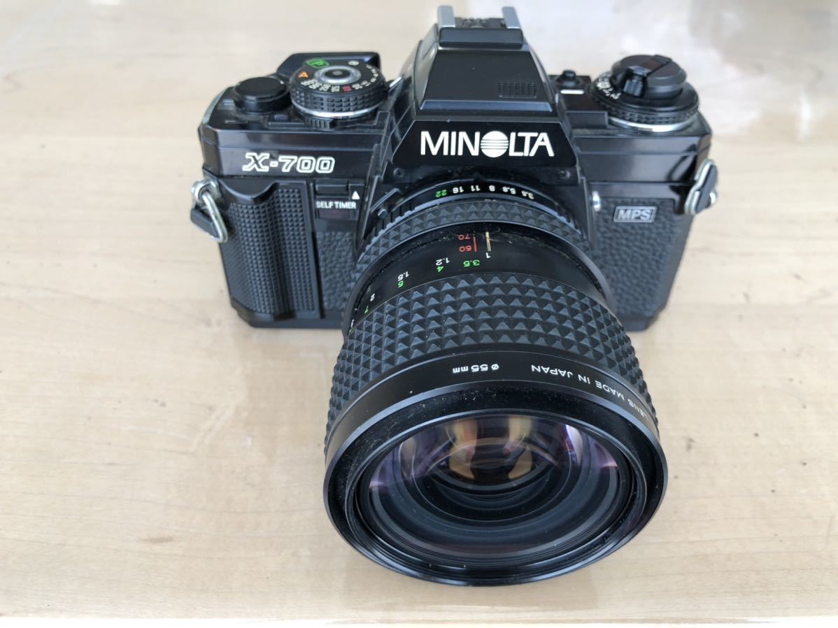 返品不可 ジャンク Minolta X-700 + 35-70/3.5 #28451 j7 家電、AV