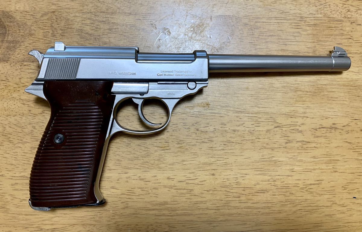 マルシンP38 MAXI ロングバレル ガスガン マルイ エアガン 固定スライド