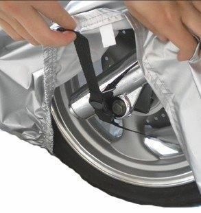 【ノーブランド】 ビックバイク/ビックスクーター　防水/防塵/防太陽光　シルバー保護カバー　３XL(XXXL)　　P-51_4