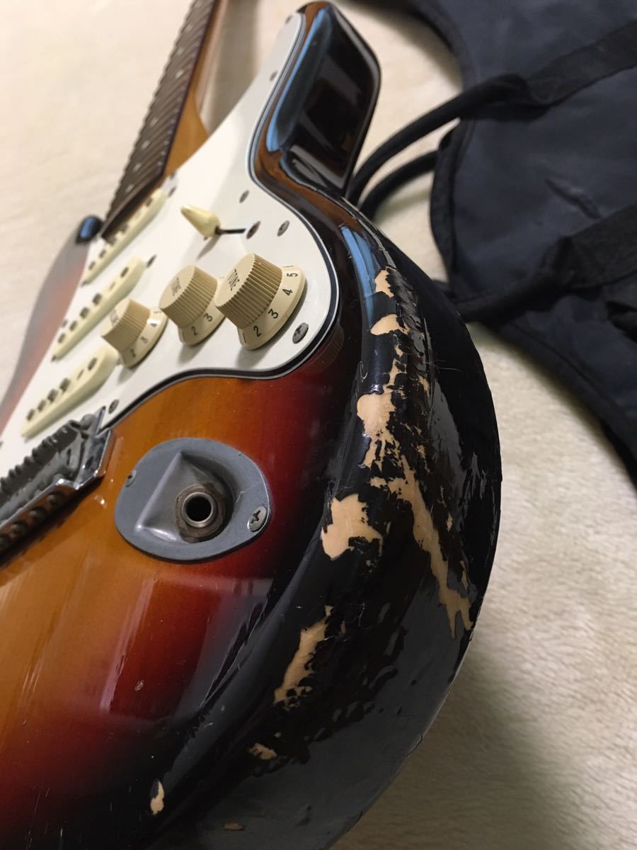 Fender Japan Stratocaster ST-62 ネック虎杢 フジゲン エレキギター N