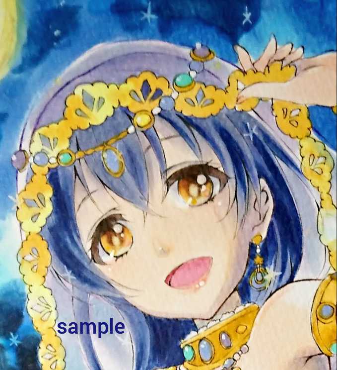 絢瀬 絵里/レースクイーンVer.】ラブライブ 同人手描きイラスト☆ 大色紙